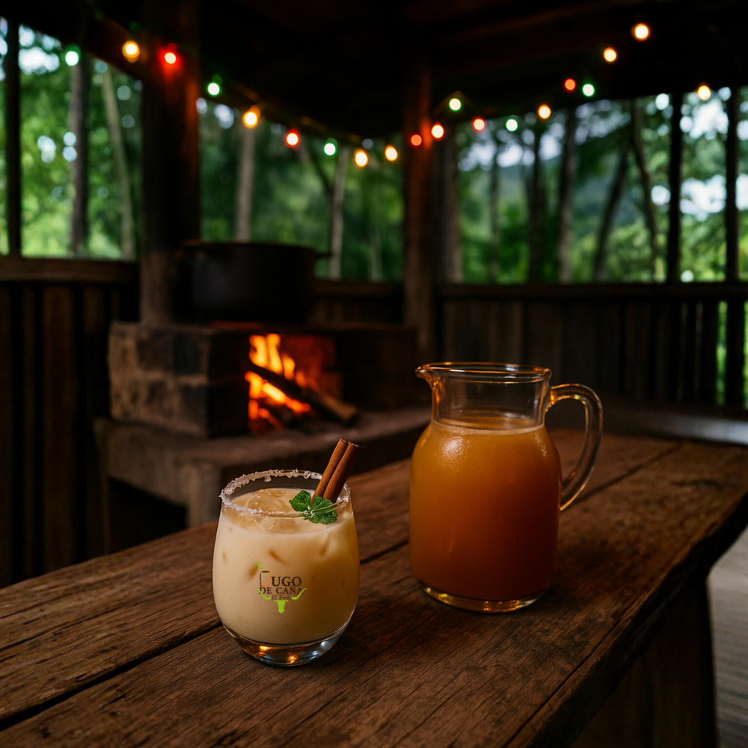 Coctel Navideño Boricua de Caña y Coco