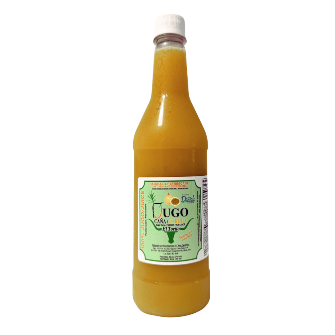 Jugo de Caña con Parcha