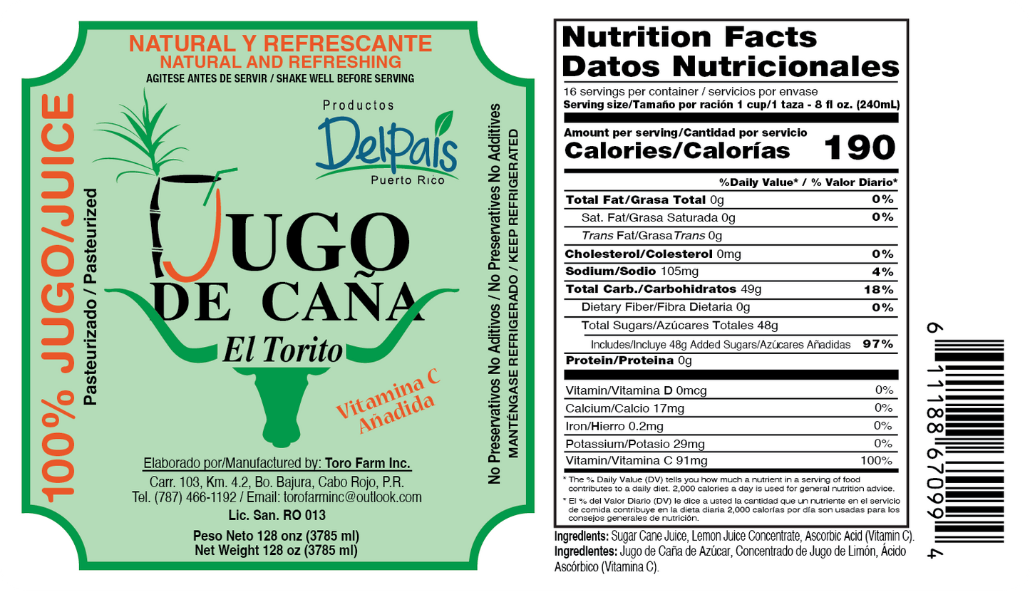 Jugo de Caña Original